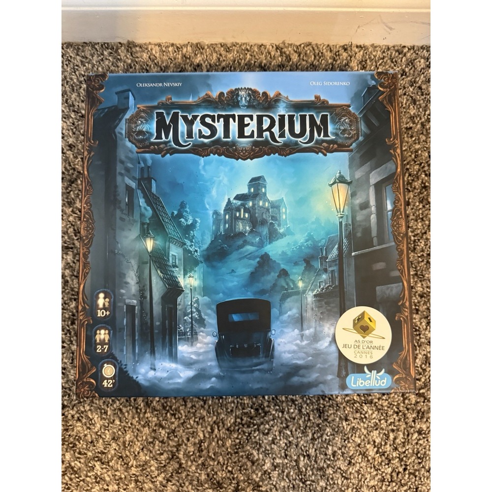 Libellud Mysterium Mystery Board Game 2-7 Players Ages 10+ As d'Or 2016 COMPLETE